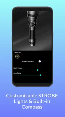 Flashlight android App screenshot 3